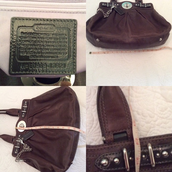 Coach limited edition pewter carryall EUC - Picture 8 of 8